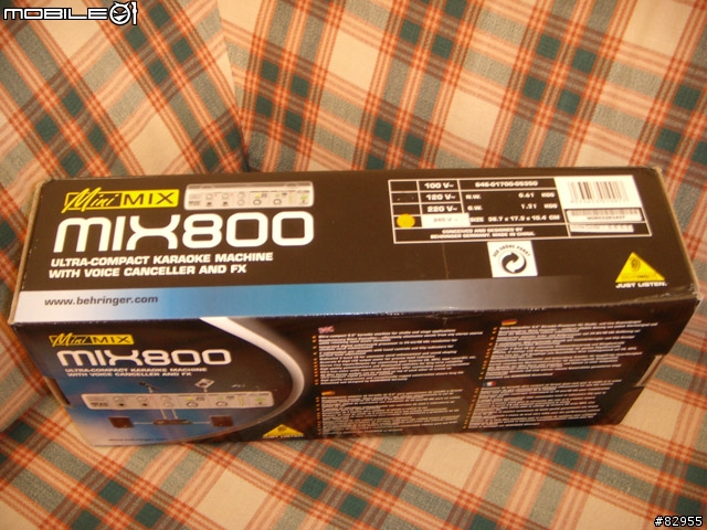 [開箱照片] 好用的 Behringer mix800  KTV電腦專用機