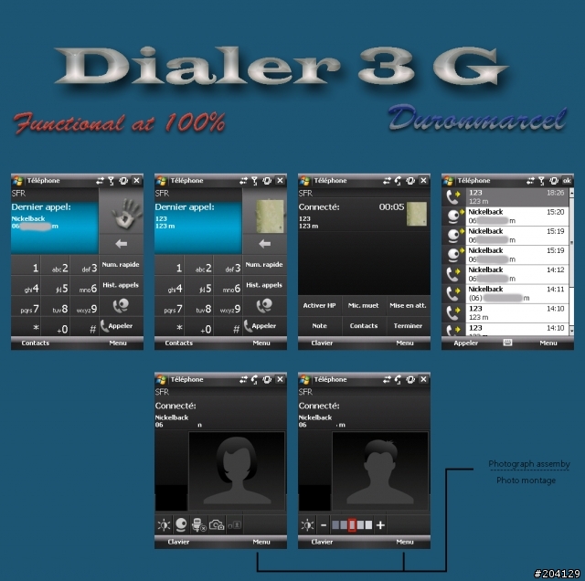 終於有HTC 9100 / D810的3G Dialer可用了