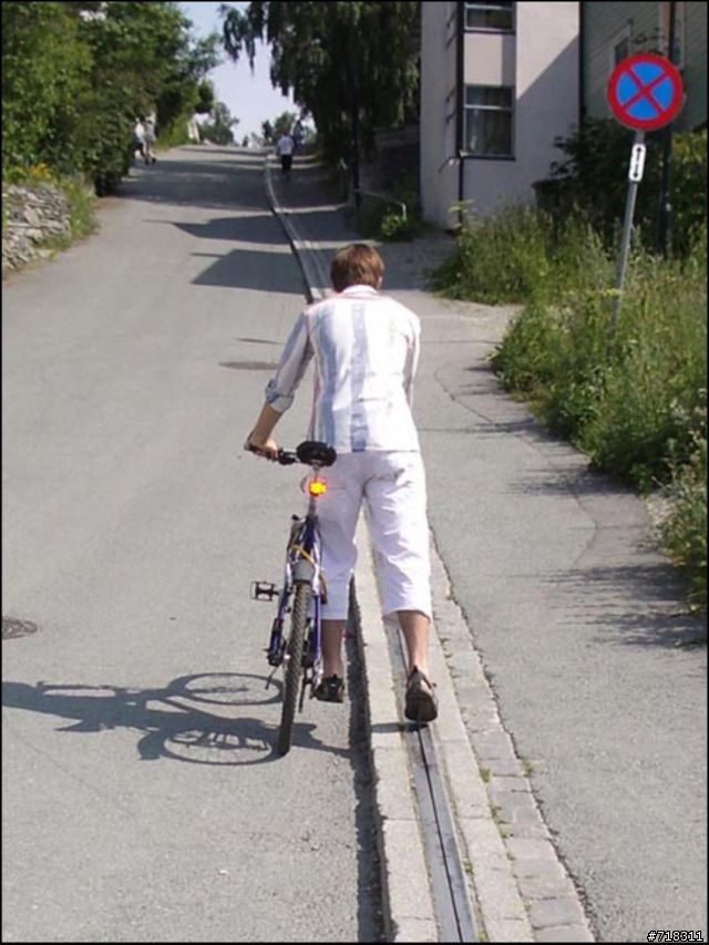 歐洲 自行車專用電梯