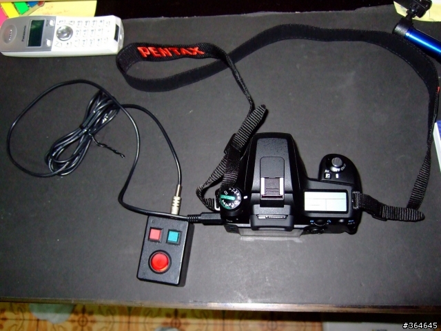 用鐵捲門遙控器控制 k100d！！