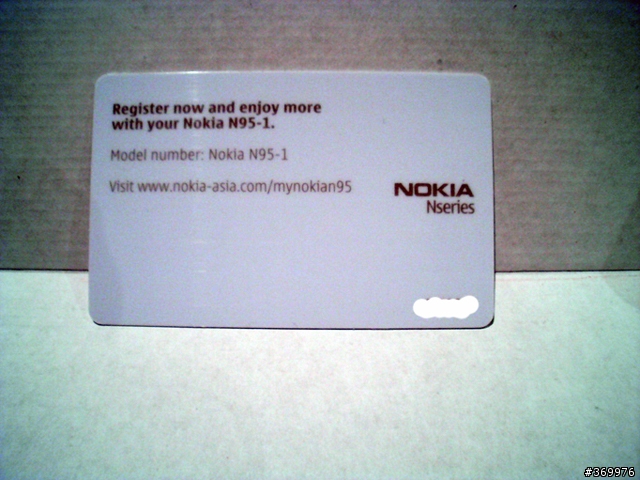 [國外敗家+開箱] NOKIA N95 Vodafone 版本