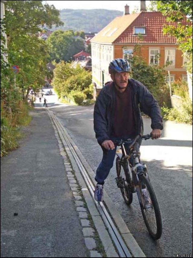 歐洲 自行車專用電梯