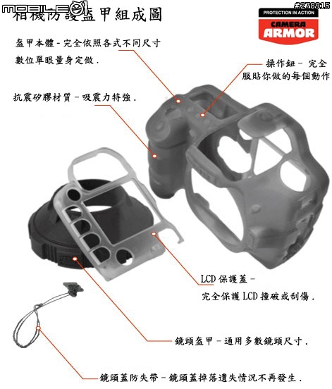 專業SLR相機盔甲防護套?????
