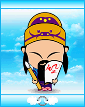 [w810i/k750]全家好神公仔(新增觀世音、修正關公、修正文昌帝君主題、媽祖、月下老人、福德正神、財神爺桌布螢保，修正前兩張動態，新增手機鈴聲)