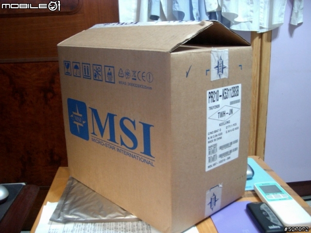 [分享]MSI PR210 開箱分享(圖不少...)