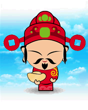 [w810i/k750]全家好神公仔(新增觀世音、修正關公、修正文昌帝君主題、媽祖、月下老人、福德正神、財神爺桌布螢保，修正前兩張動態，新增手機鈴聲)