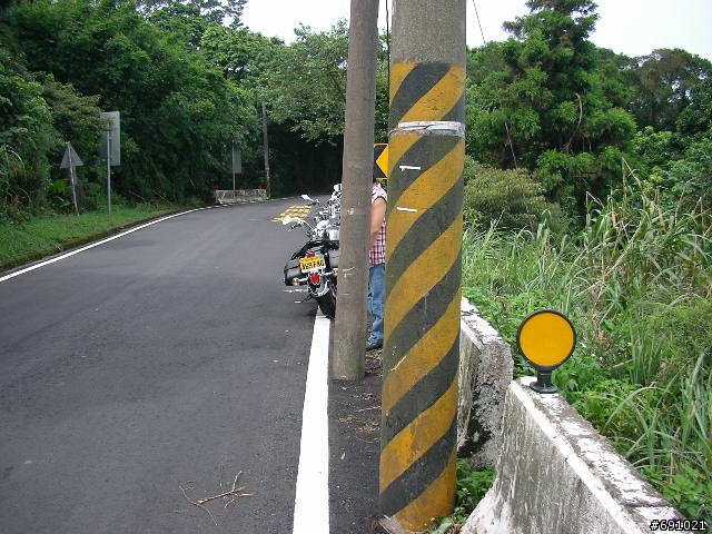 第一次挑戰三重至八拉卡公路,陡波實照,也流了一點血.