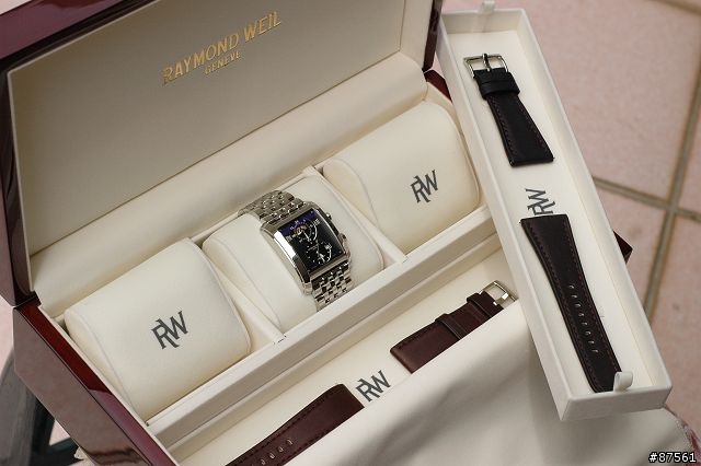 [分享]蕾蒙威 Raymond Weil最具有藝術氣息，瑞士日內瓦工藝兩地時區自動上鍊機械錶，開箱圖多