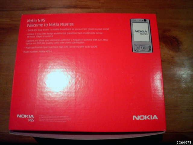 [國外敗家+開箱] NOKIA N95 Vodafone 版本