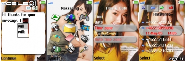 [w900i] 自製主題隋棠  (新增 螢幕保護)