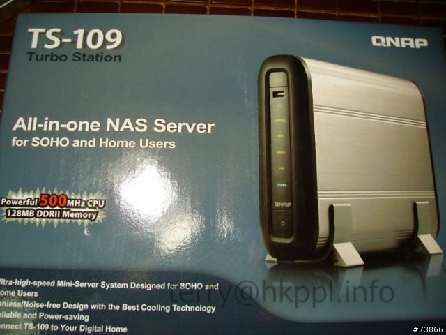 [NAS開箱+測試]QNAP TS-109(多圖)