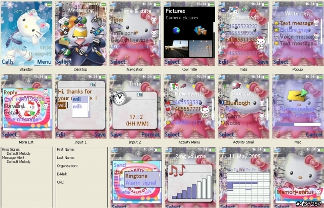 [Z610i] sanrio可愛風主題~8/5更新改版喔~