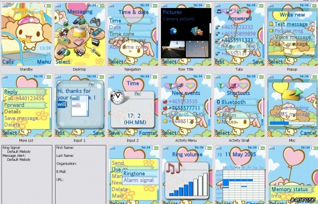 [Z610i] sanrio可愛風主題~8/5更新改版喔~