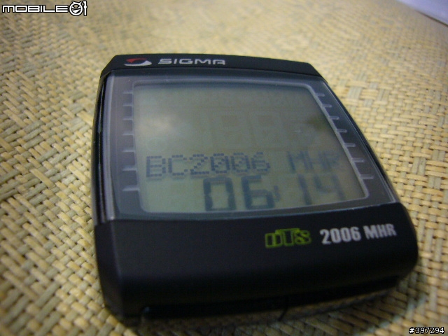 [碼錶分享]SIGMA BC 2006 MHR 可測高度+心跳+溫度+速度