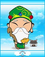 [w810i/k750]全家好神公仔(新增觀世音、修正關公、修正文昌帝君主題、媽祖、月下老人、福德正神、財神爺桌布螢保，修正前兩張動態，新增手機鈴聲)