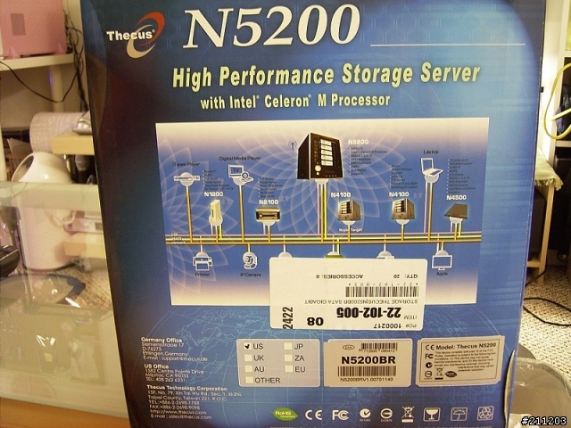 [分享] Thecus N5200 NAS Server 5TB 入手
