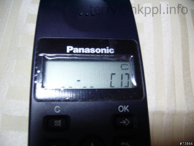 [分享]室內無線電話的入門機,Panasonic KX-TG1070