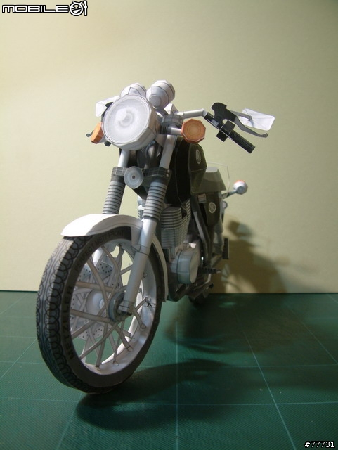 <YAMAHA紙模型Part-3>古典街車-SR400