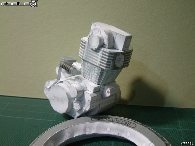 <YAMAHA紙模型Part-3>古典街車-SR400