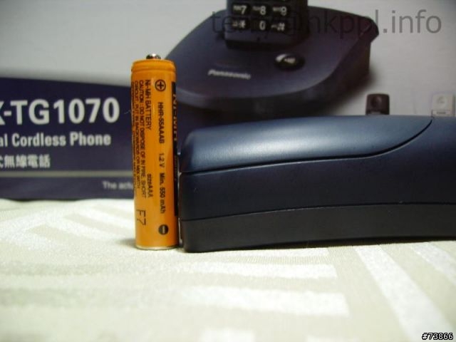 [分享]室內無線電話的入門機,Panasonic KX-TG1070