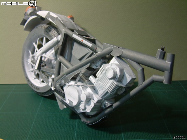 <YAMAHA紙模型Part-3>古典街車-SR400
