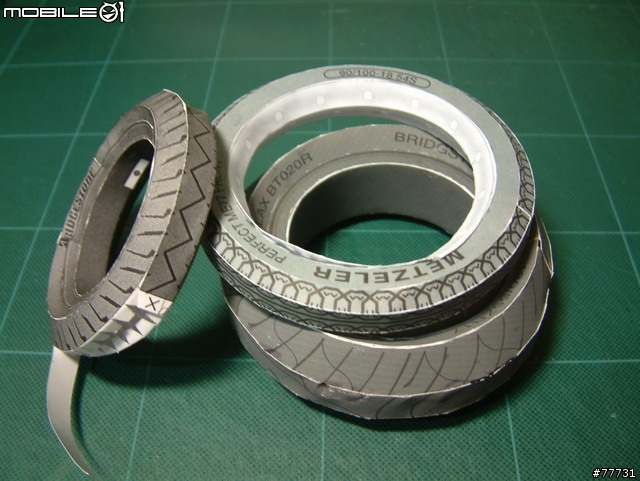 <YAMAHA紙模型Part-3>古典街車-SR400