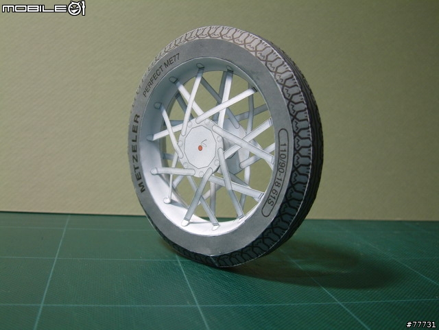 <YAMAHA紙模型Part-3>古典街車-SR400