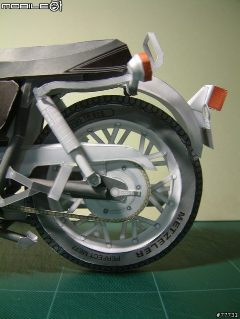 <YAMAHA紙模型Part-3>古典街車-SR400