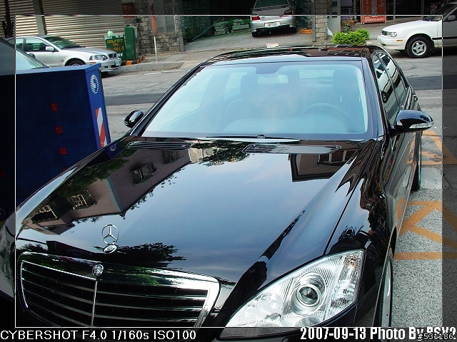作品集分享   S350洗車打蠟