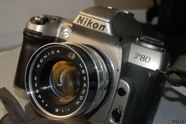 [數位回春]KONICA AUTO S1.6鏡頭改造F接環