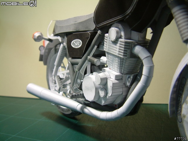 <YAMAHA紙模型Part-3>古典街車-SR400