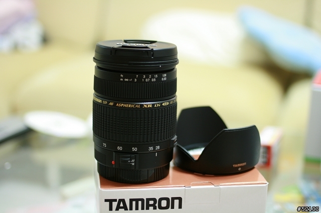 炒冷飯~TAMRON 28-75mm F2.8 XR Di 開箱分享文(For Canon)