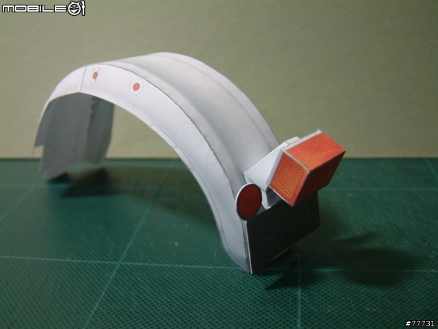 <YAMAHA紙模型Part-3>古典街車-SR400