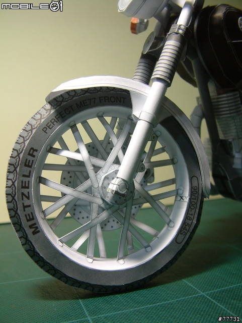 <YAMAHA紙模型Part-3>古典街車-SR400
