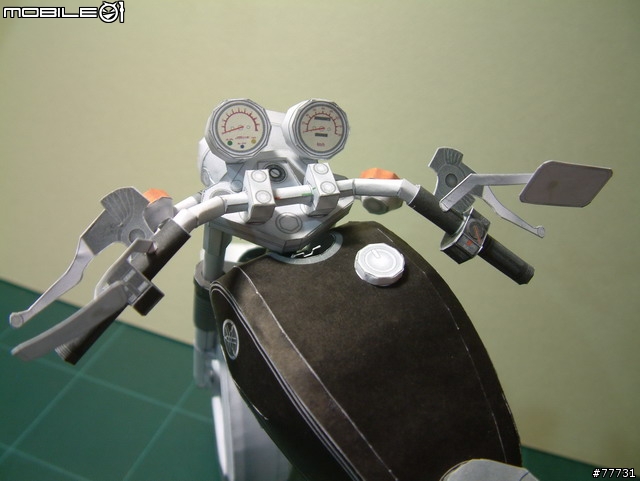 <YAMAHA紙模型Part-3>古典街車-SR400