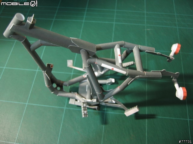 <YAMAHA紙模型Part-3>古典街車-SR400