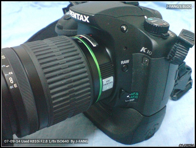 [分享]PENTAX-K10D垂直把手(D-BG2)