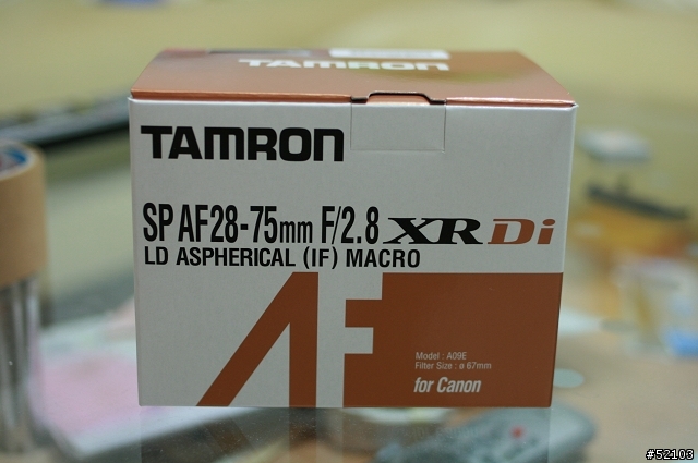 炒冷飯~TAMRON 28-75mm F2.8 XR Di 開箱分享文(For Canon)
