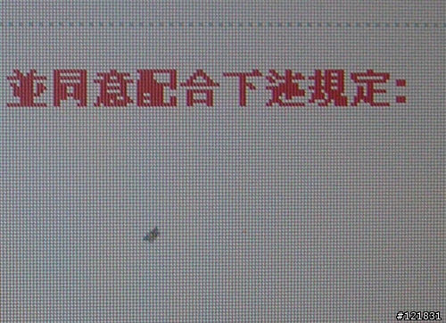 LCD上的"髒點"
