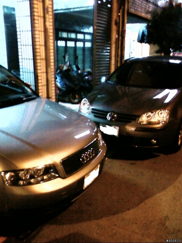 名醫的愛車-AUDI A4 2.0 銀色 + VW GOLF TDI 2.0 鐵灰