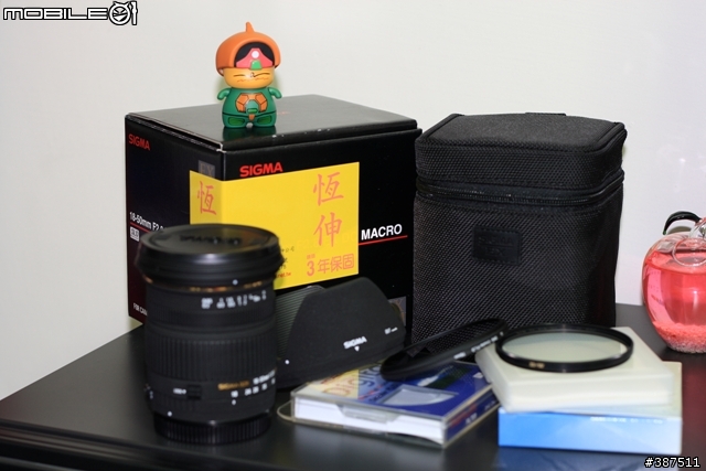 [又在次不專業開箱]SIGMA 18-50MM F2.8 EX DC MACRO