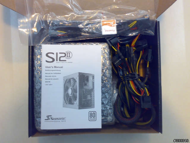 [開箱分享]SeaSonic 500W電源供應器開箱分享( S12II & 80PLUS)