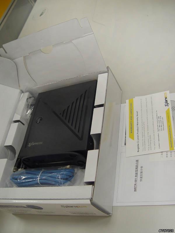 [分享]另人驚豔的802.11N無線路由器～SparkLAN WRTR-501（附實測傳輸值）