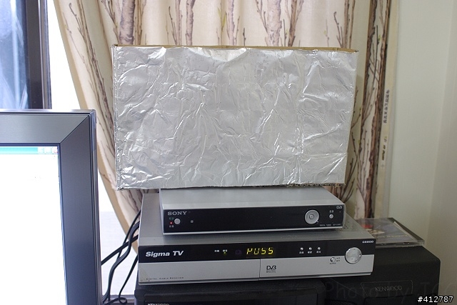 SONY 40W3100+數位機上盒+土炮柚子盒天線 及耗電報告