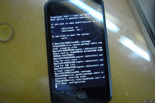[求助]變成磚塊的iPod touch
