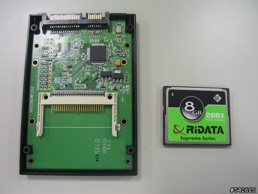 偽 SSD + CF 266X（CF TO SATA-I）