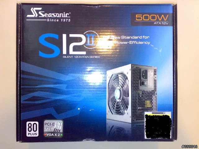 [開箱分享]SeaSonic 500W電源供應器開箱分享( S12II & 80PLUS)
