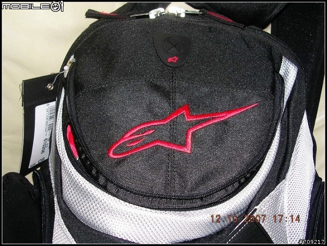 ALPINESTARS A星全罩式安全帽後背包 (銀白) 之 簡單分享第二彈 [ 蠍 ]