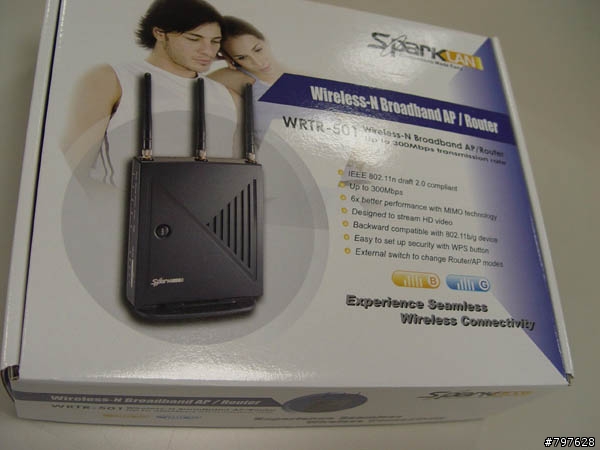 [分享]另人驚豔的802.11N無線路由器～SparkLAN WRTR-501（附實測傳輸值）