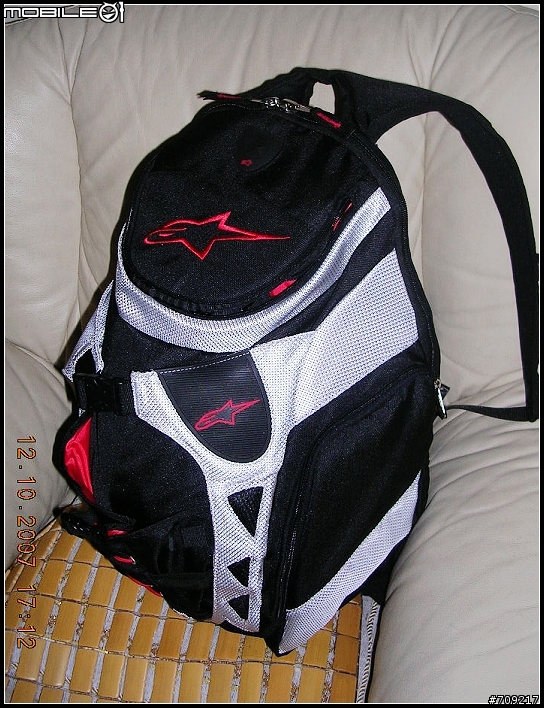 ALPINESTARS A星全罩式安全帽後背包 (銀白) 之 簡單分享第二彈 [ 蠍 ]